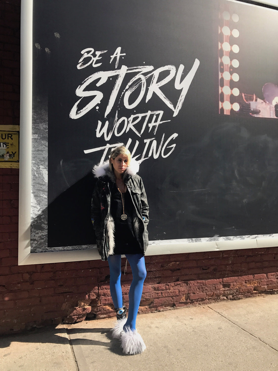 be a story worth telling...